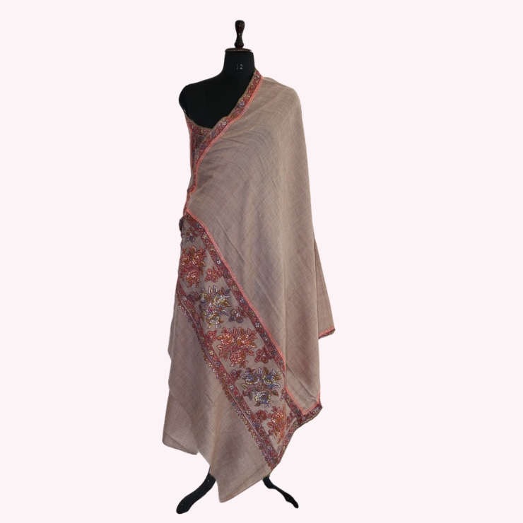 Luxurious Handmade Sozni Shawl