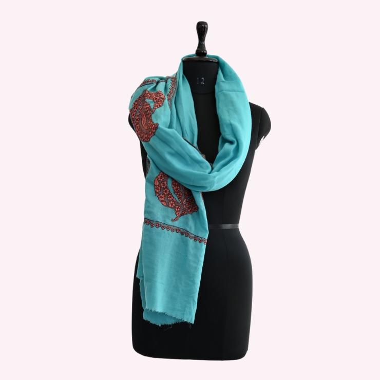 Sozni Embroidery Stole