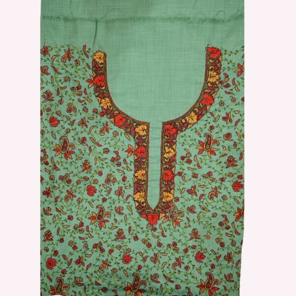 Khadi Cotton Sozni Embroidered Suit