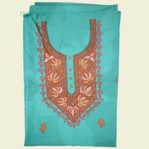 Khadi Cotton Sozni Embroidered Suit