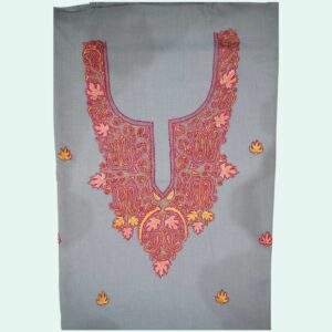 Khadi Cotton Sozni Embroidered Suit