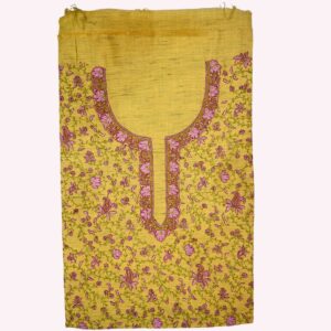 Khadi Cotton Sozni Embroidered Suit