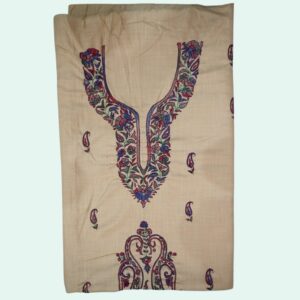 Khadi Cotton Sozni Embroidered Suit